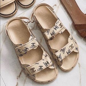 CHANEL 20C Beige Sandals